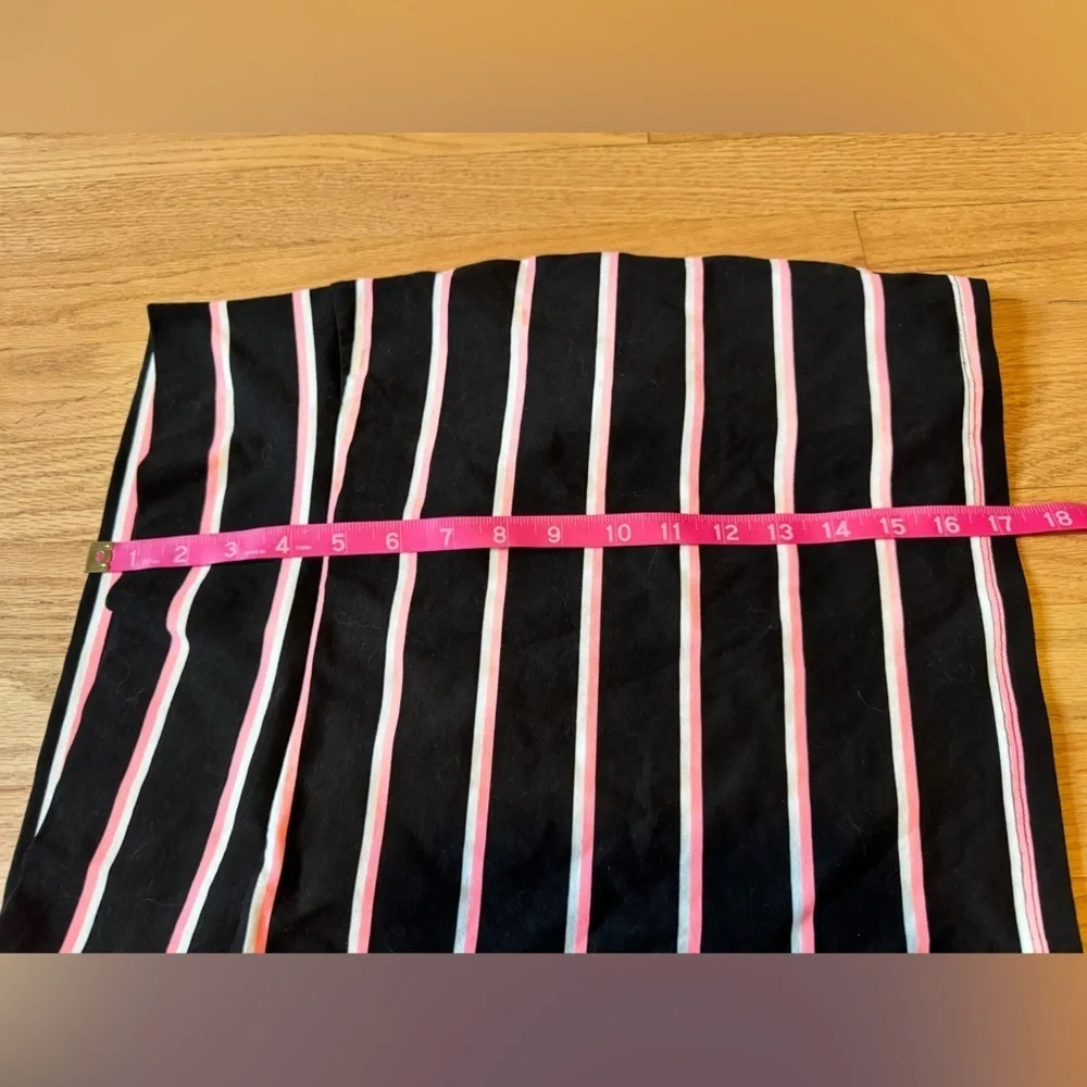 Charlotte Russe Striped Black and pink Women's Skirt, size medium